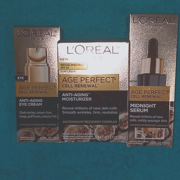 L'OREAL AGE PERFECT MIDNIGHT SERUM & EYE FACE CREAM